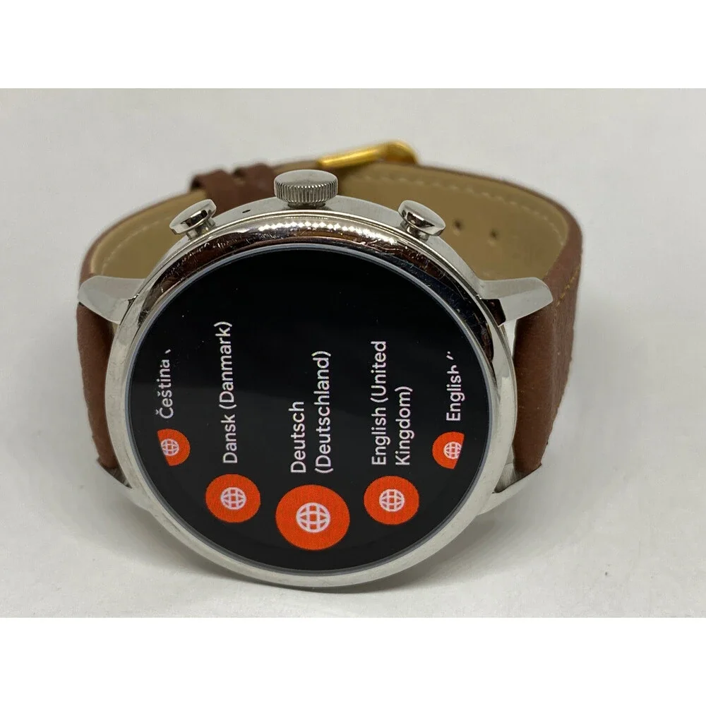 Fossil Gen 4 Authentic Digital Dial Smart Watch Custom Band FTW6017 DC104
